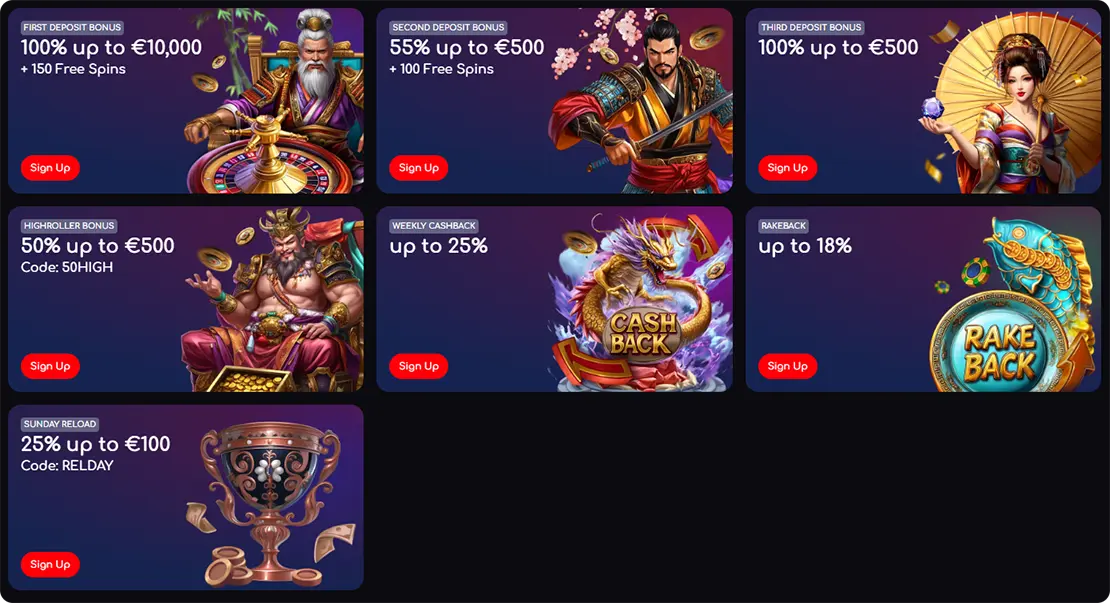 KatanaSpin bonuses